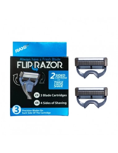 Žileti Flip Razor s 3 oštrice Refil 2...